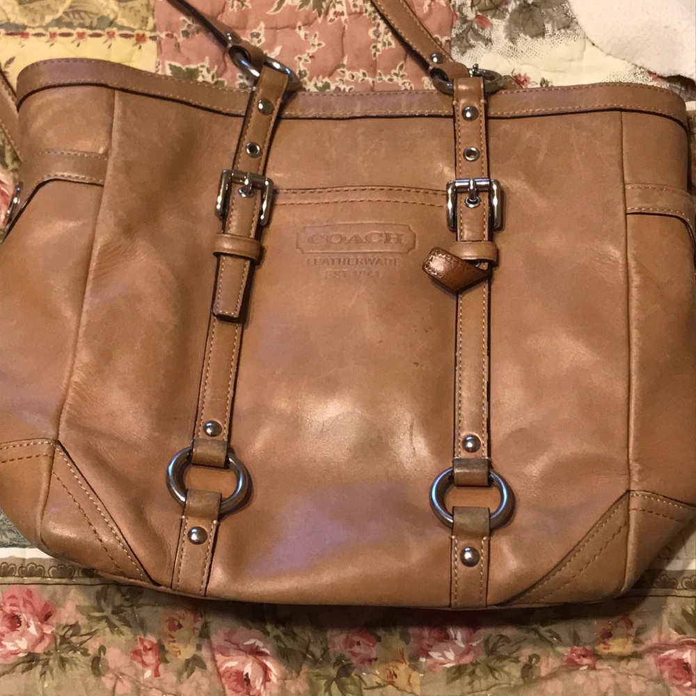Coach leather purse